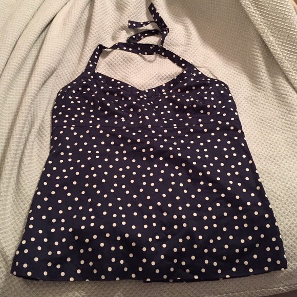 J Crew Polka Dot Halter Top - Picture 1 of 3