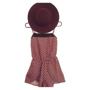 Hollister Romper. HAT NOT INCLUDED.
