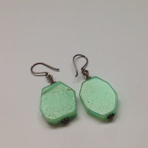 Light Green Drop Earrings