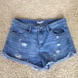 Free People Jean Shorts