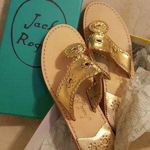 Jack Rogers Gold 8.5