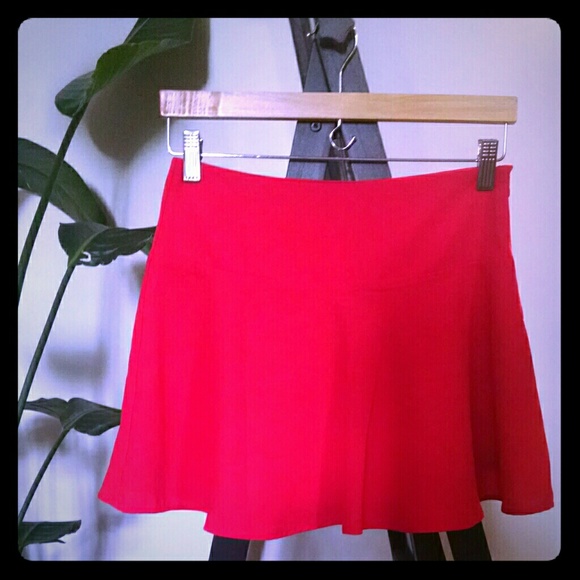 Red Mini Skirt