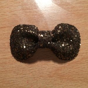 🎀CHOCOLATE BROWN SPARKLE BOW🎀