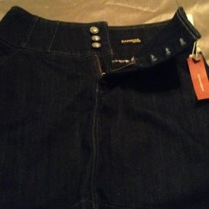 Express jean skirt