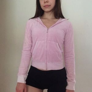 Juicy Couture Pink Velour Jacket