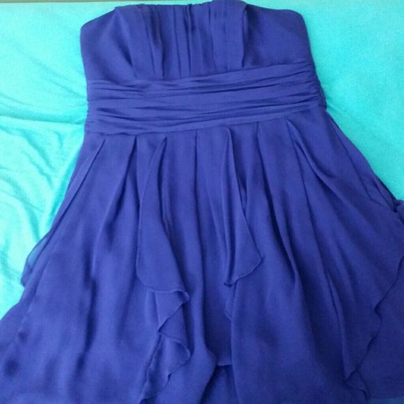 Sz16 Short Flowy Homecoming / Bridesmaids Dress - Picture 2 of 4