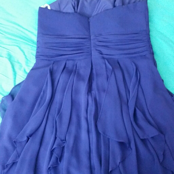 Sz16 Short Flowy Homecoming / Bridesmaids Dress - Picture 3 of 4