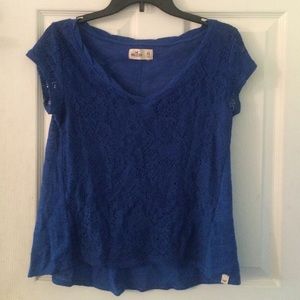 Blue Lace Hollister Top