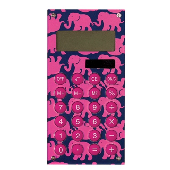 NWT Lilly Pulitzer handheld calculator