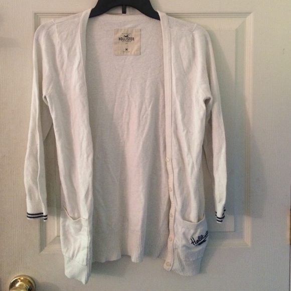 Cream Hollister Cardigan