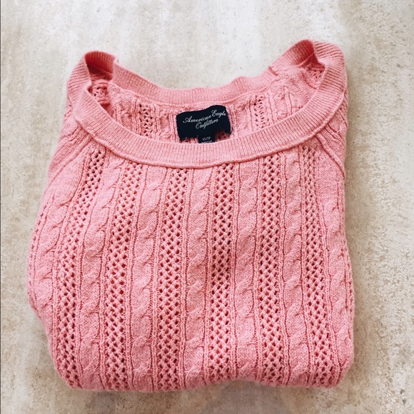 American Eagle Open Knit Sweater