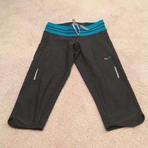 Nike gray short workout pants