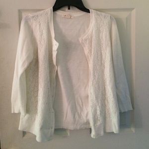 White Lace Cardigan