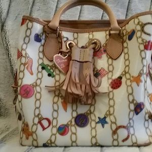 Dooney's charm bracelet bucket purse