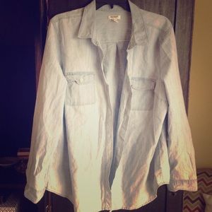 Chambray button up