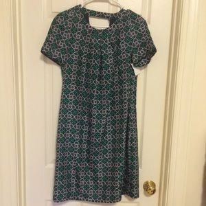 J crew silk dress