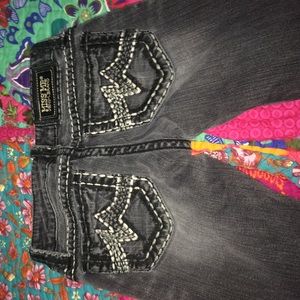 Black boot cut miss me jeans!