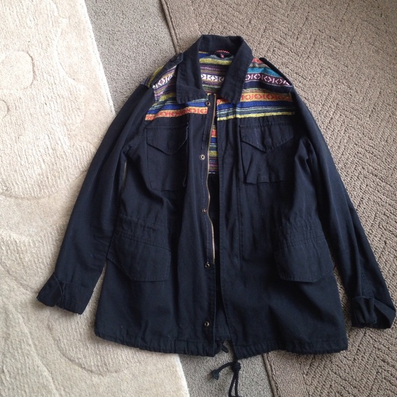 Black aztec jacket