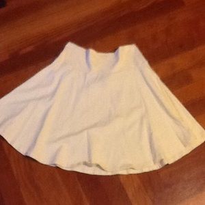 Forever 21 yellow jersey skirt