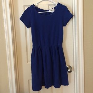 Royal blue dress