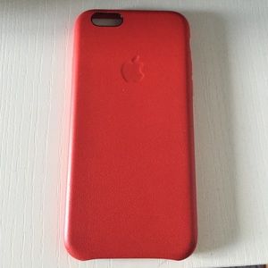Hard red iPhone 6 case