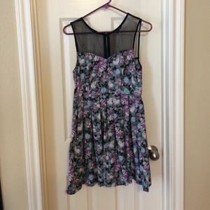 Floral print dress