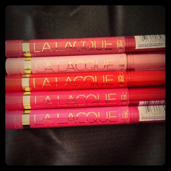 L'Oreal LA LACQUE lip color