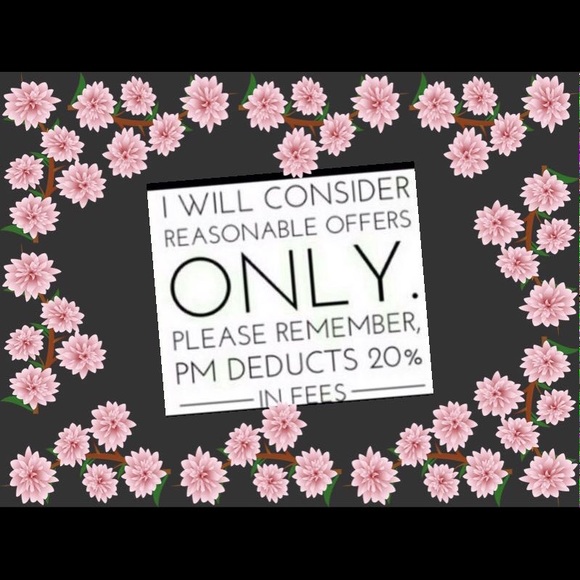 REASONABLE OFFERS ONLY