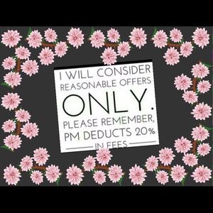 REASONABLE OFFERS ONLY