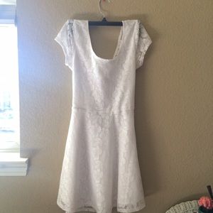 White Lace criss-cross dress
