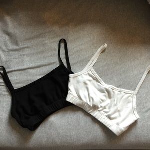 Set of B & W Brandy Melville Bralettes🌸