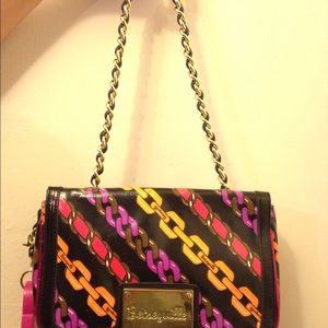 Betsey Johnson Betseyville PVC Black Handbag