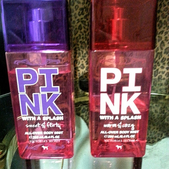 PINK body mist.
