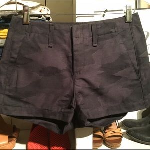 Rag & Bone Portobello Shorts Black Camo