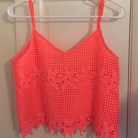 Neon crop top