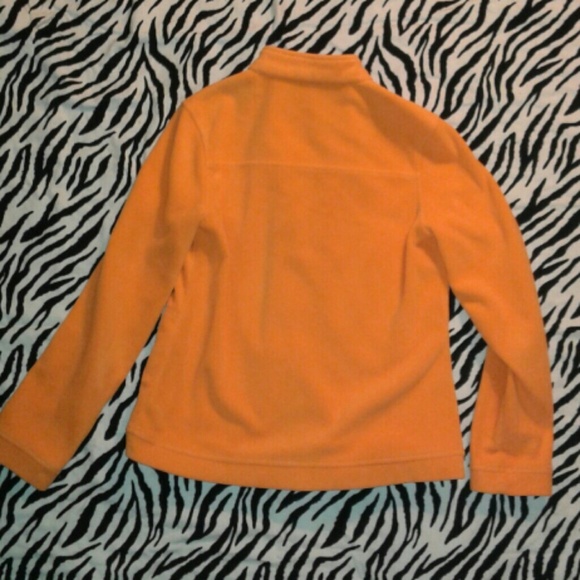 {Sold} RARE! Lilly Pulitzer Orange Fleece Jacket - Picture 4 of 4