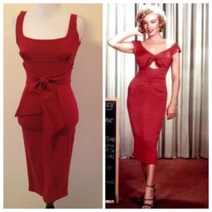 ASOS Red Wiggle Dress