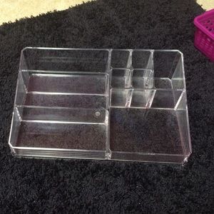 Acrylic makeup holder