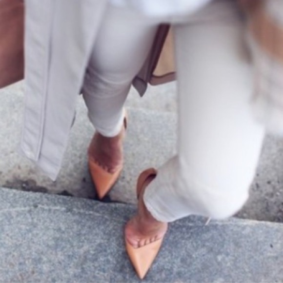 Zara nude peach stilettos worn twice ❤️👠