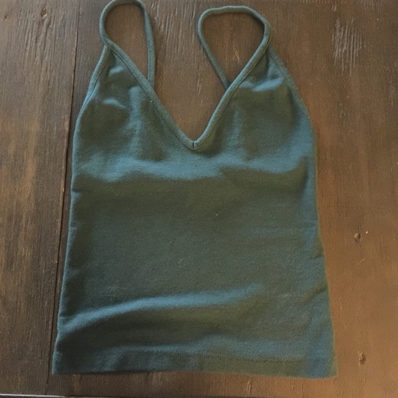 Hunter green super soft brandy melville tank