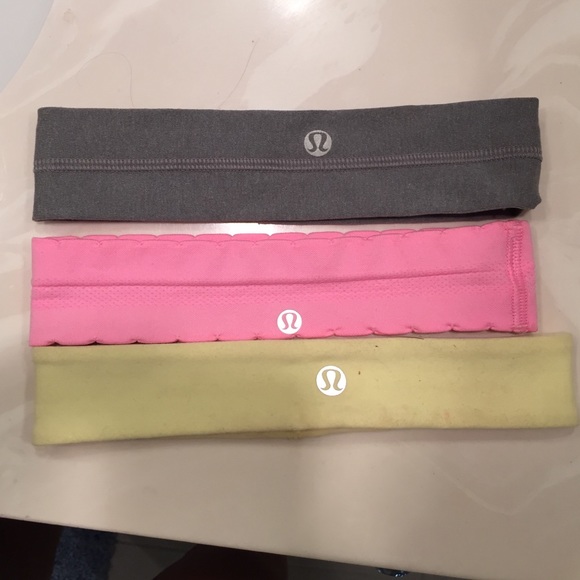 3 Lululemon Headbands!!! Great deal!!