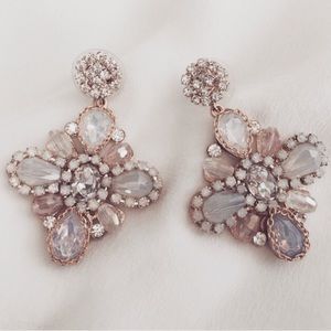Bridal jewelry, made with Swarovski crystals.