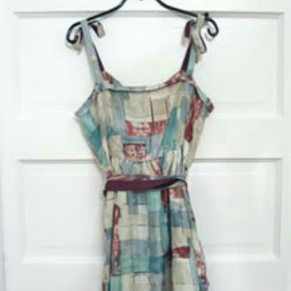 SOLD ON TRADESY Anthropologie silk print dress - Picture 2 of 4