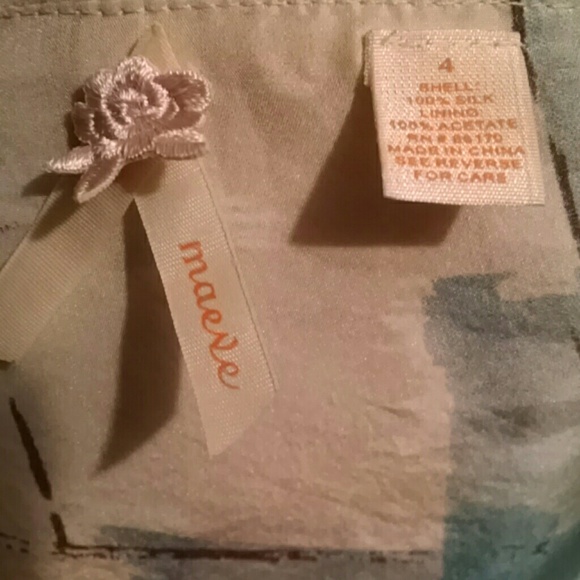 SOLD ON TRADESY Anthropologie silk print dress - Picture 4 of 4