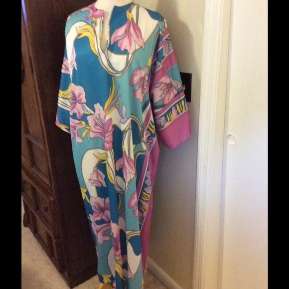 Vintage Lady Ronte multicolor Mumu sz L