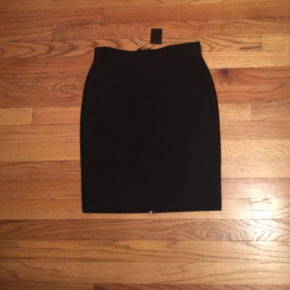 BCBG bandage skirt with exposed zipper