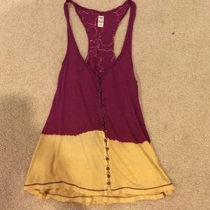 Free People two toned top