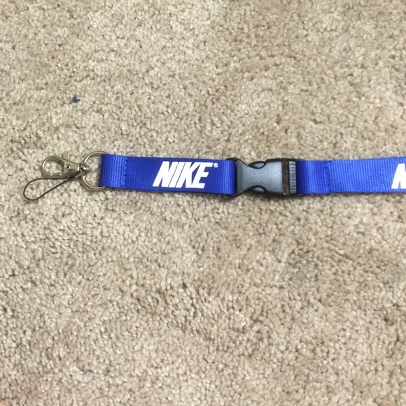 Blue Nike Lanyard