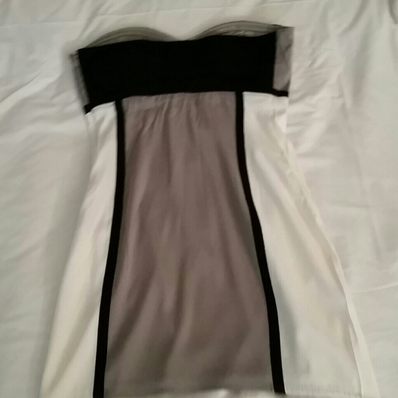 Stella & Jamie Size XS Silk Strapless Tunic - Picture 3 of 4