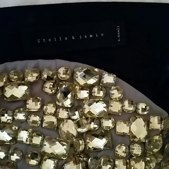 Stella & Jamie Size XS Silk Strapless Tunic - Picture 4 of 4